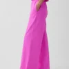 Pantalones de punto de pierna ancha