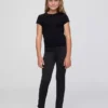 Pantalones de punto elástico para uniforme infantil