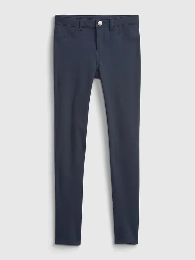 Pantalones de punto elástico para uniforme infantil