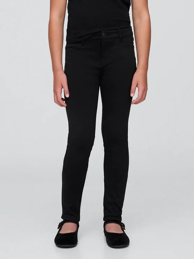 Pantalones de punto elástico para uniforme infantil