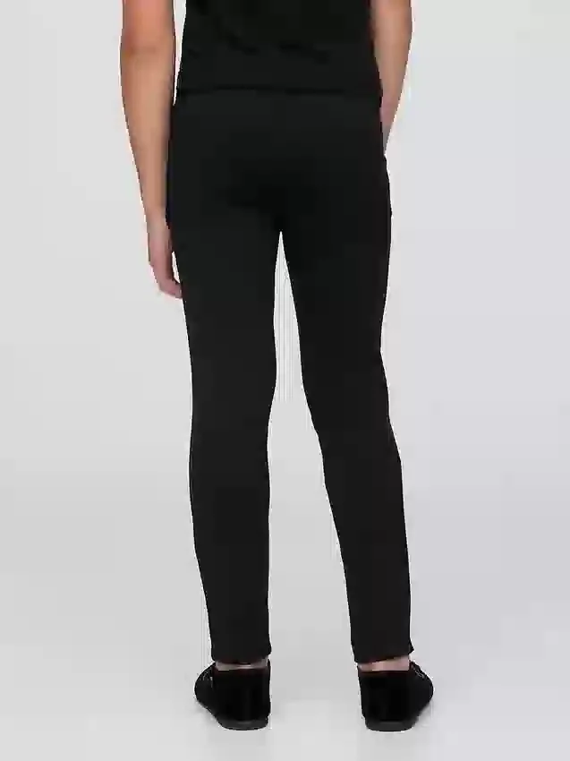Pantalones de punto elástico para uniforme infantil