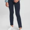 Pantalones de punto elástico para uniforme infantil
