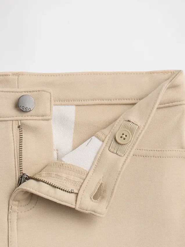 Pantalones de punto elástico para uniforme infantil