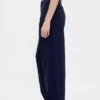 Pantalones de talle bajo con pliegues y pernera ancha 365
