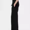 Pantalones de talle bajo con pliegues y pernera ancha 365