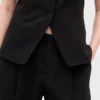 Pantalones de talle bajo con pliegues y pernera ancha 365