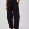 Pantalones holgados de gasa de algodón