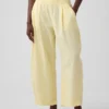 Pantalones holgados de gasa de algodón