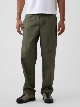 Pantalones holgados de popelín estilo años 90