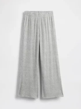 Pantalones infantiles de pierna ancha con canalé Softspun