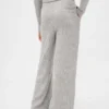 Pantalones infantiles de pierna ancha con canalé Softspun