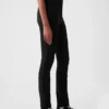 Pantalones pitillo de doble tejido de talle alto