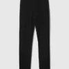 Pantalones pitillo de doble tejido de talle alto