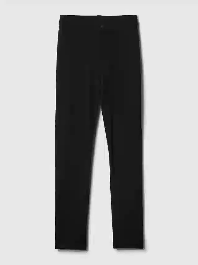 Pantalones pitillo de doble tejido de talle alto