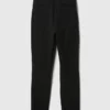 Pantalones pitillo de doble tejido de talle alto
