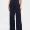 Pantalones plisados de talle alto 365