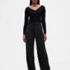 Pantalones plisados de talle alto Curvy 365