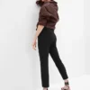 Pantalones premamá ajustados con panel completo