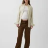 Pantalones premamá de sarga por debajo del vientre