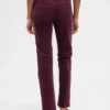 Pantalones rectos ajustados de pana de talle bajo estilo años 90