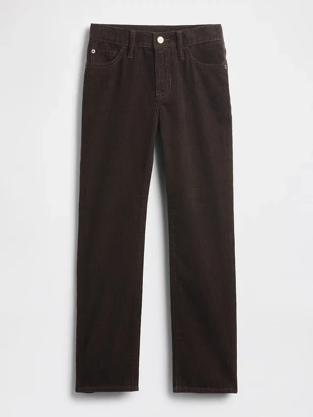 Pantalones rectos de pana para niño, estilo original de los 90