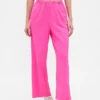 Pantalones rectos de tejido grueso