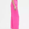Pantalones rectos de tejido grueso