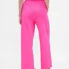 Pantalones rectos de tejido grueso