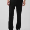 Pantalones rectos holgados de lino y algodón