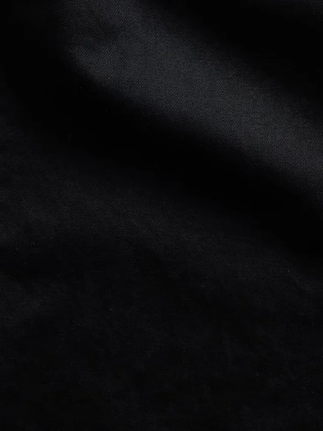 Pantalones rectos holgados de lino y algodón