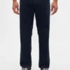 Pantalones rectos holgados de pana