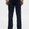 Pantalones rectos holgados de pana