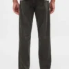 Pantalones rectos holgados de pana