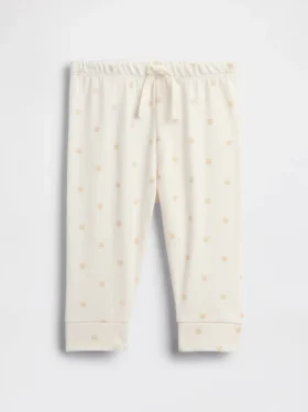 Pantalones sin cremallera de algodón orgánico «Baby First Favorites»