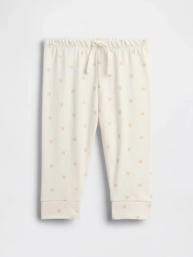 Pantalones sin cremallera de algodón orgánico «Baby First Favorites»