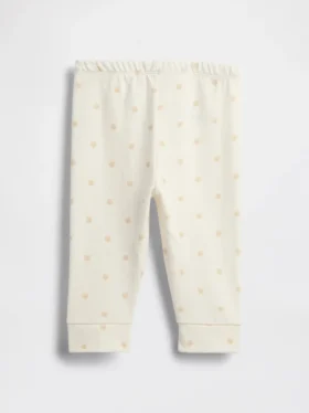 Pantalones sin cremallera de algodón orgánico «Baby First Favorites»