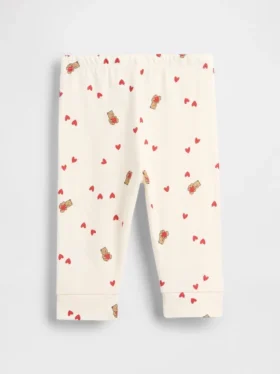 Pantalones sin cremallera de algodón orgánico «Baby First Favorites»