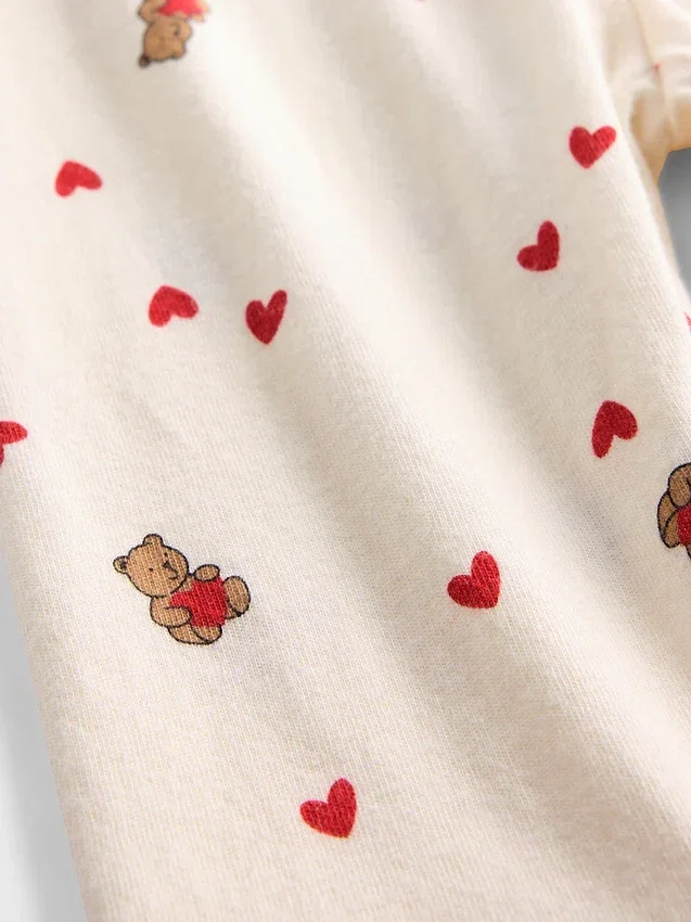Pantalones sin cremallera de algodón orgánico «Baby First Favorites»