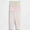 Pantalones sin cremallera de algodón orgánico «Baby First Favorites» (paquete múltiple)