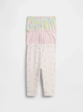 Pantalones sin cremallera de algodón orgánico «Baby First Favorites» (paquete múltiple)
