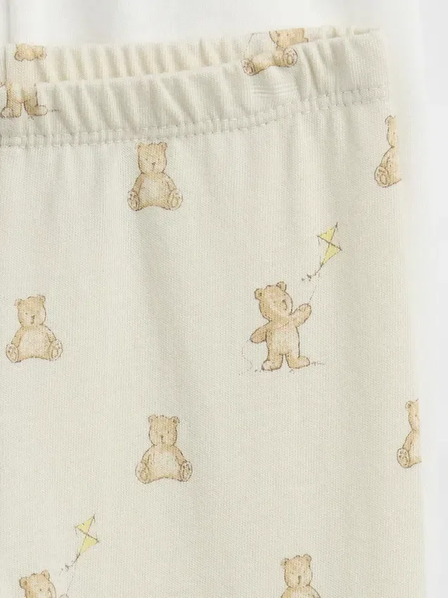 Pantalones sin cremallera de algodón orgánico «Baby First Favorites» (paquete múltiple)