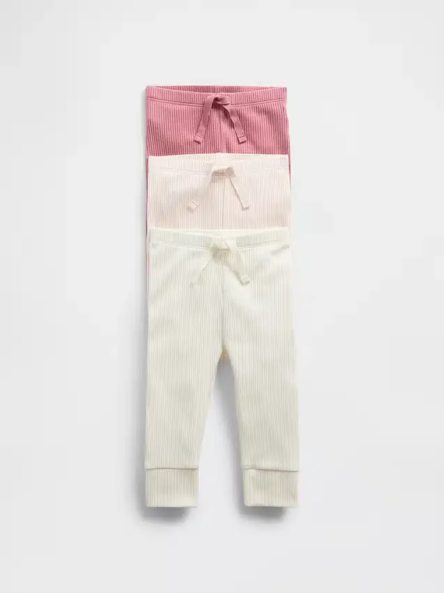 Pantalones «Tinyrib» de la colección «Baby First Favorites» (paquete de 3)