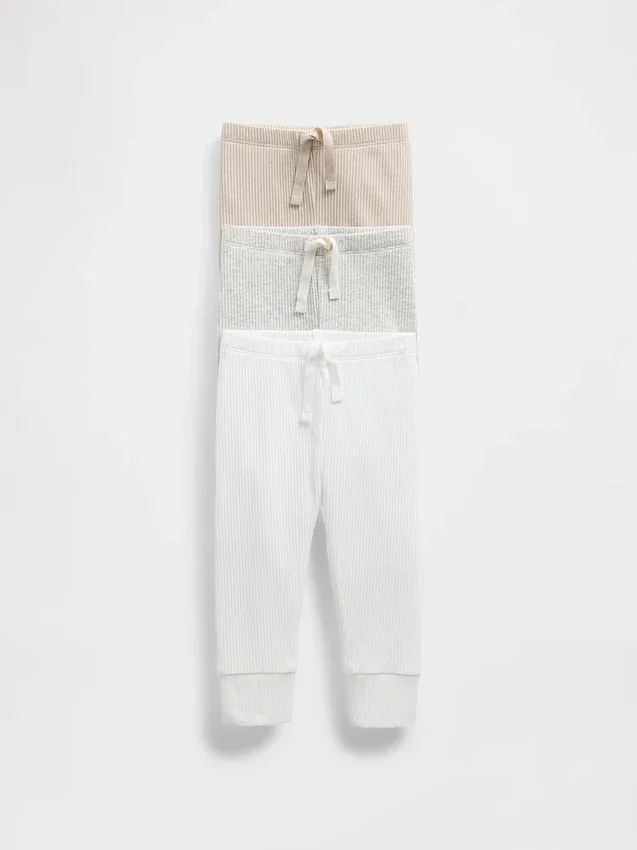 Pantalones «Tinyrib» de la colección «Baby First Favorites» (paquete de 3)