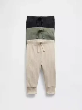 Pantalones «Tinyrib» de la colección «Baby First Favorites» (paquete de 3)