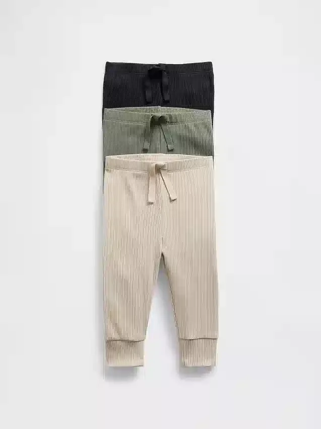 Pantalones «Tinyrib» de la colección «Baby First Favorites» (paquete de 3)