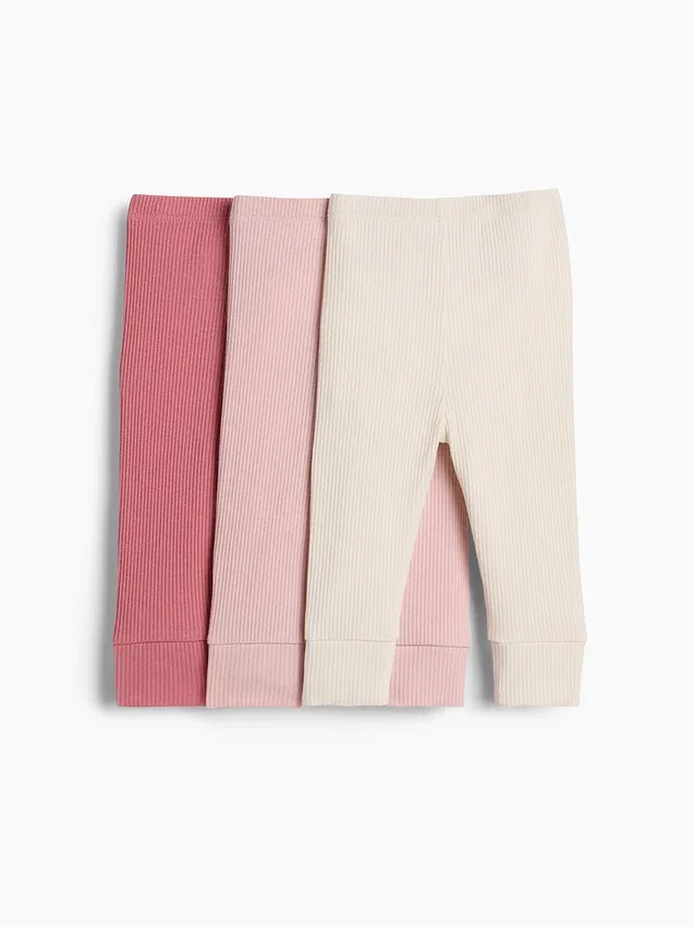 Pantalones «Tinyrib» de la colección «Baby First Favorites» (paquete de 3)