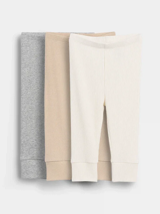 Pantalones «Tinyrib» de la colección «Baby First Favorites» (paquete de 3)