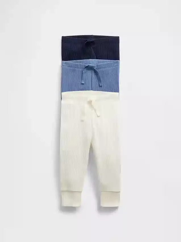 Pantalones «Tinyrib» de la colección «Baby First Favorites» (paquete de 3)