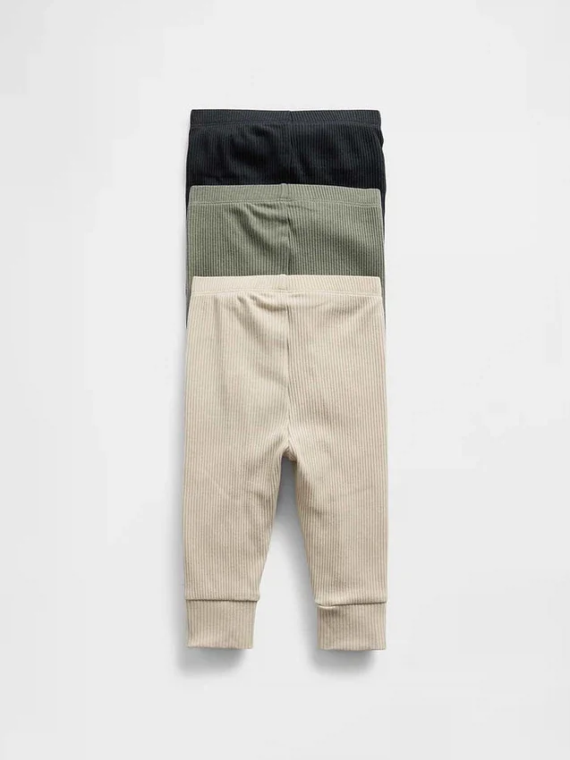 Pantalones «Tinyrib» de la colección «Baby First Favorites» (paquete de 3)