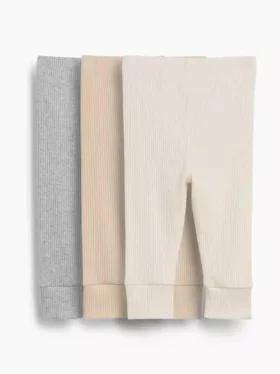 Pantalones «Tinyrib» de la colección «Baby First Favorites» (paquete de 3)